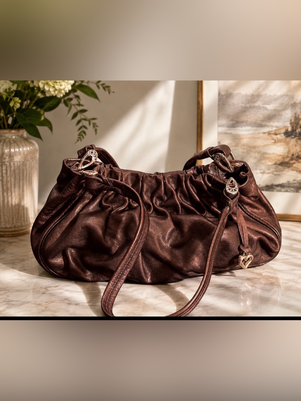 Brighton bronze purse